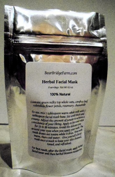 Herbal Facial Mask for Normal, Dry and Sensitive Skin
